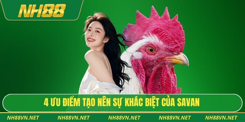 4 ưu điểm tạo nên sự khác biệt của Savan
