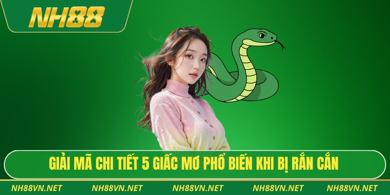 Mơ Thấy Rắn Cắn - Giải Mã Ý Nghĩa Và Gợi Ý Con Số Tài Lộc 3 Giải mã chi tiết 5 giấc mơ phổ biến khi bị rắn cắn